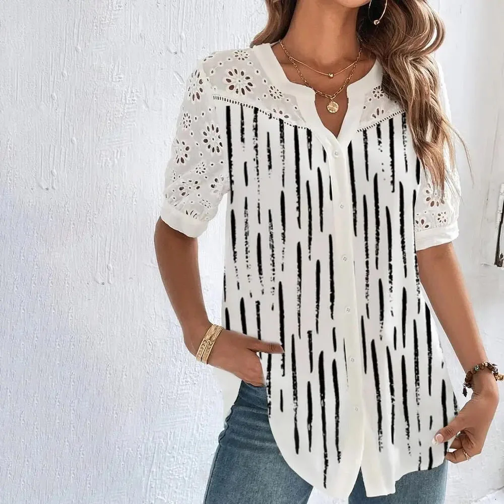 Elegante casual blouse voor de zomer - Thirza