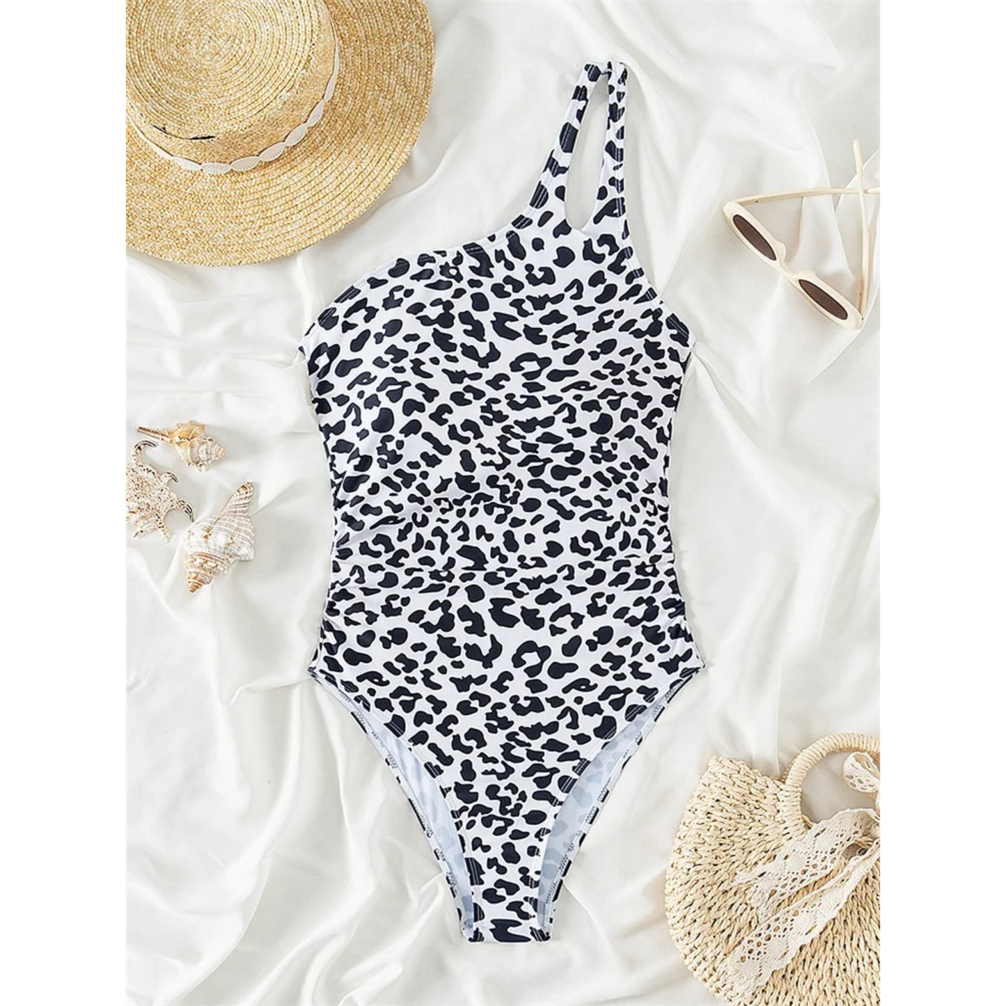 Zwempak met één schouder - Kersti