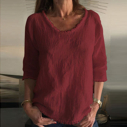 Casual linnen top - Krystal