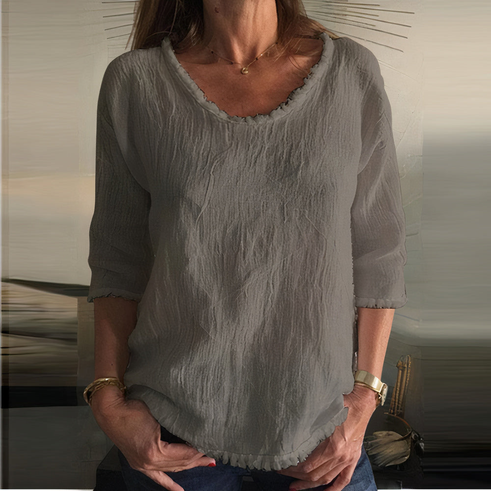 Casual linnen top - Krystal