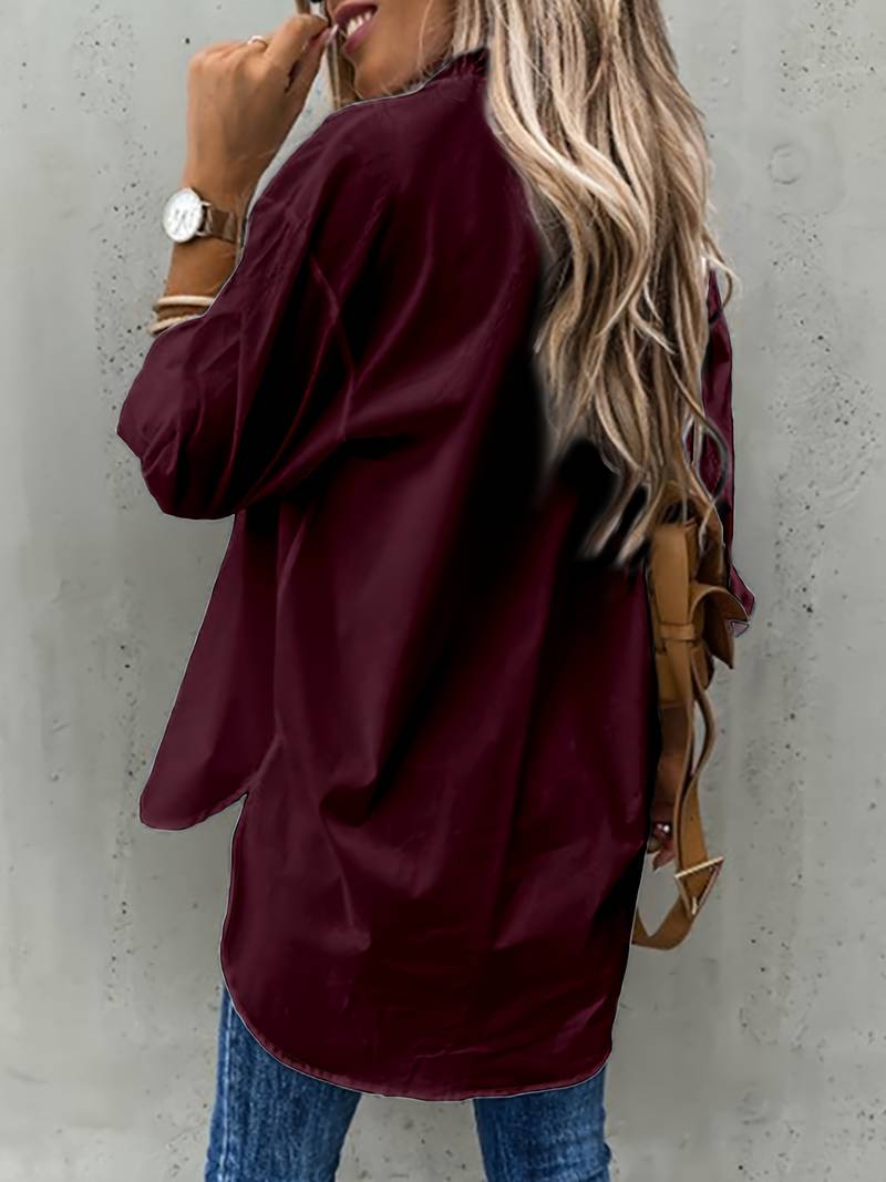 Wit overhemd met knoopsluiting - Iria