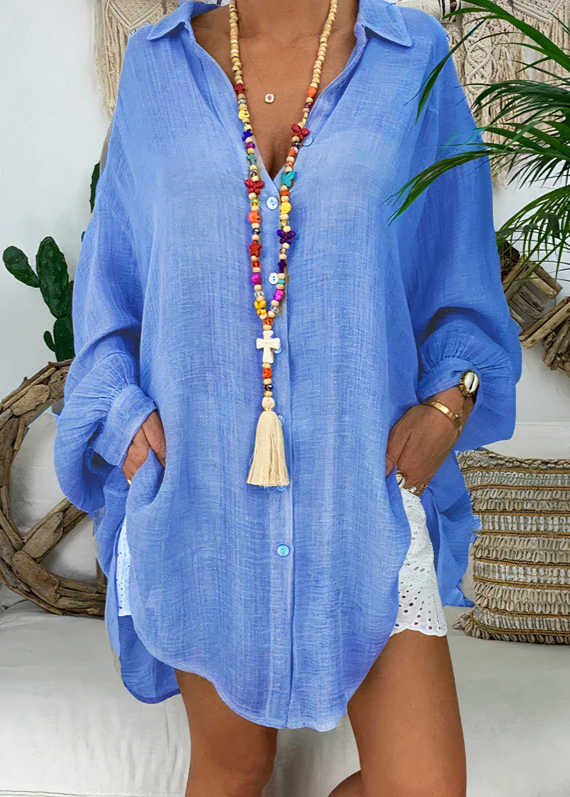 Casual zomershirt voor dames - Elsbeth