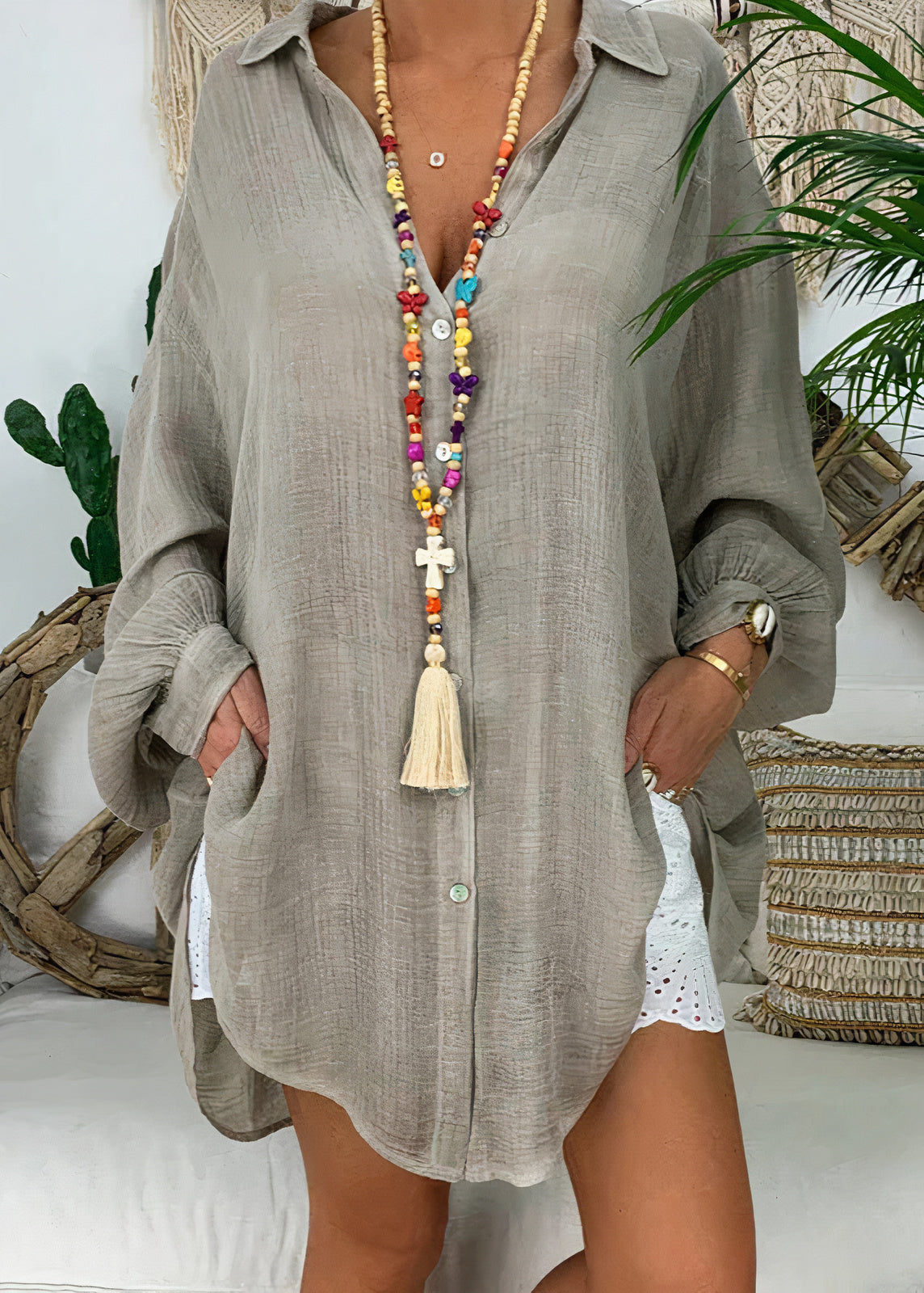 Casual zomershirt voor dames - Elsbeth