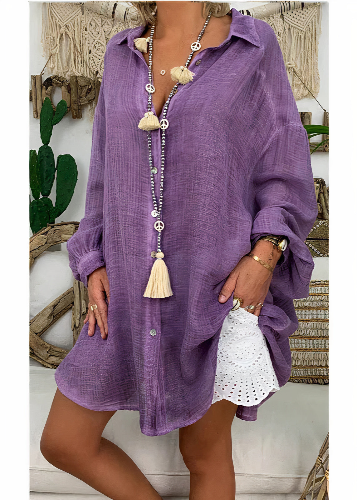 Casual zomershirt voor dames - Elsbeth