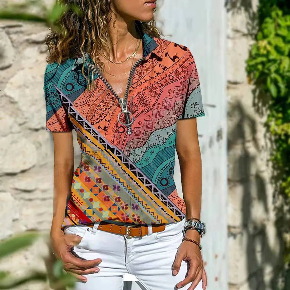 Elegant zomershirt met een modern ontwerp - Berdien