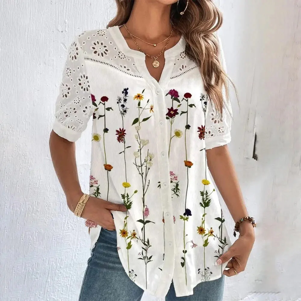 Elegante casual blouse voor de zomer - Thirza