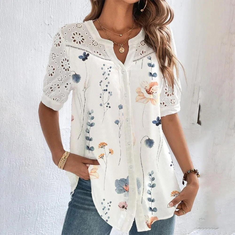 Elegante casual blouse voor de zomer - Thirza
