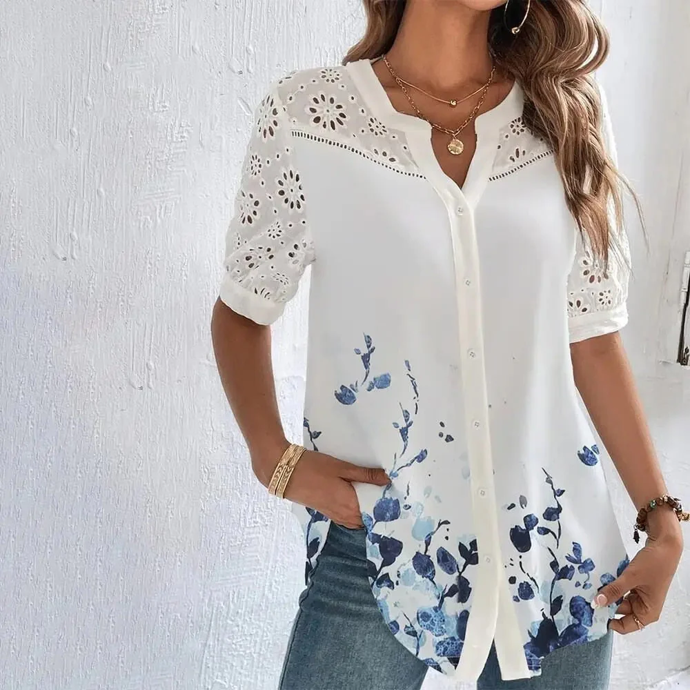 Elegante casual blouse voor de zomer - Thirza