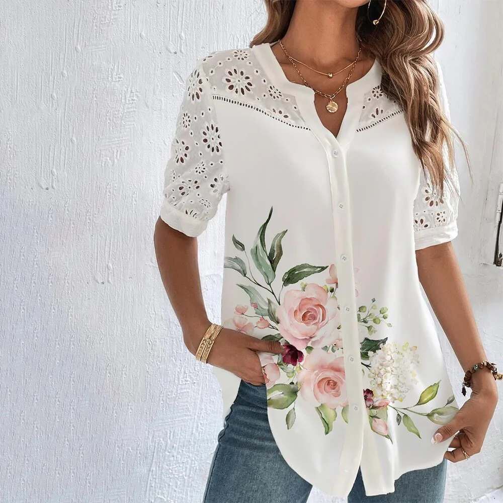 Elegante casual blouse voor de zomer - Thirza